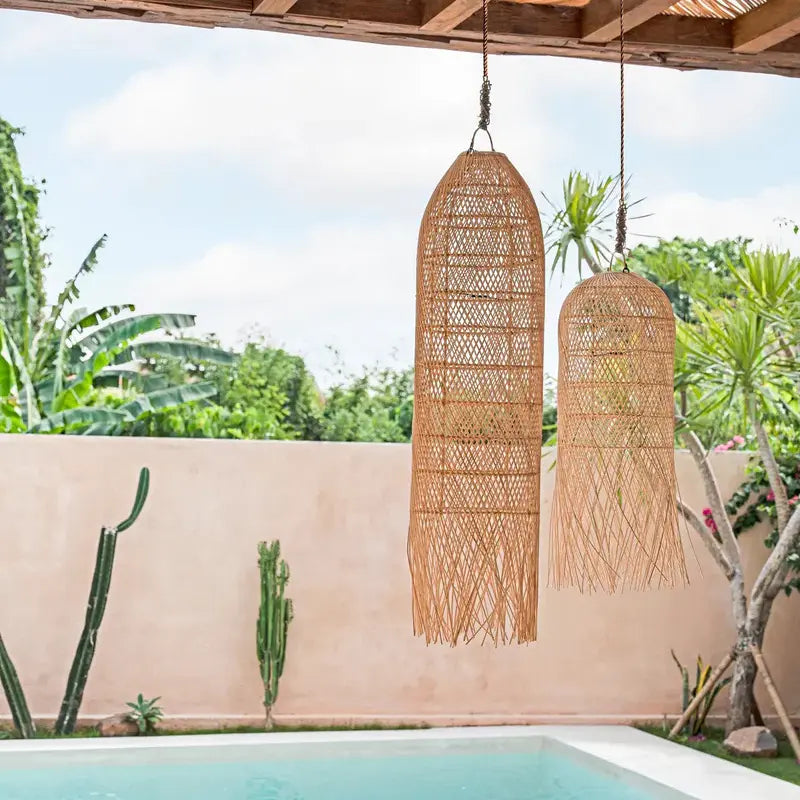 Luminaire artisanal en fibres
Abat-jour rotin tressé taille L
lampe décoration Toulon