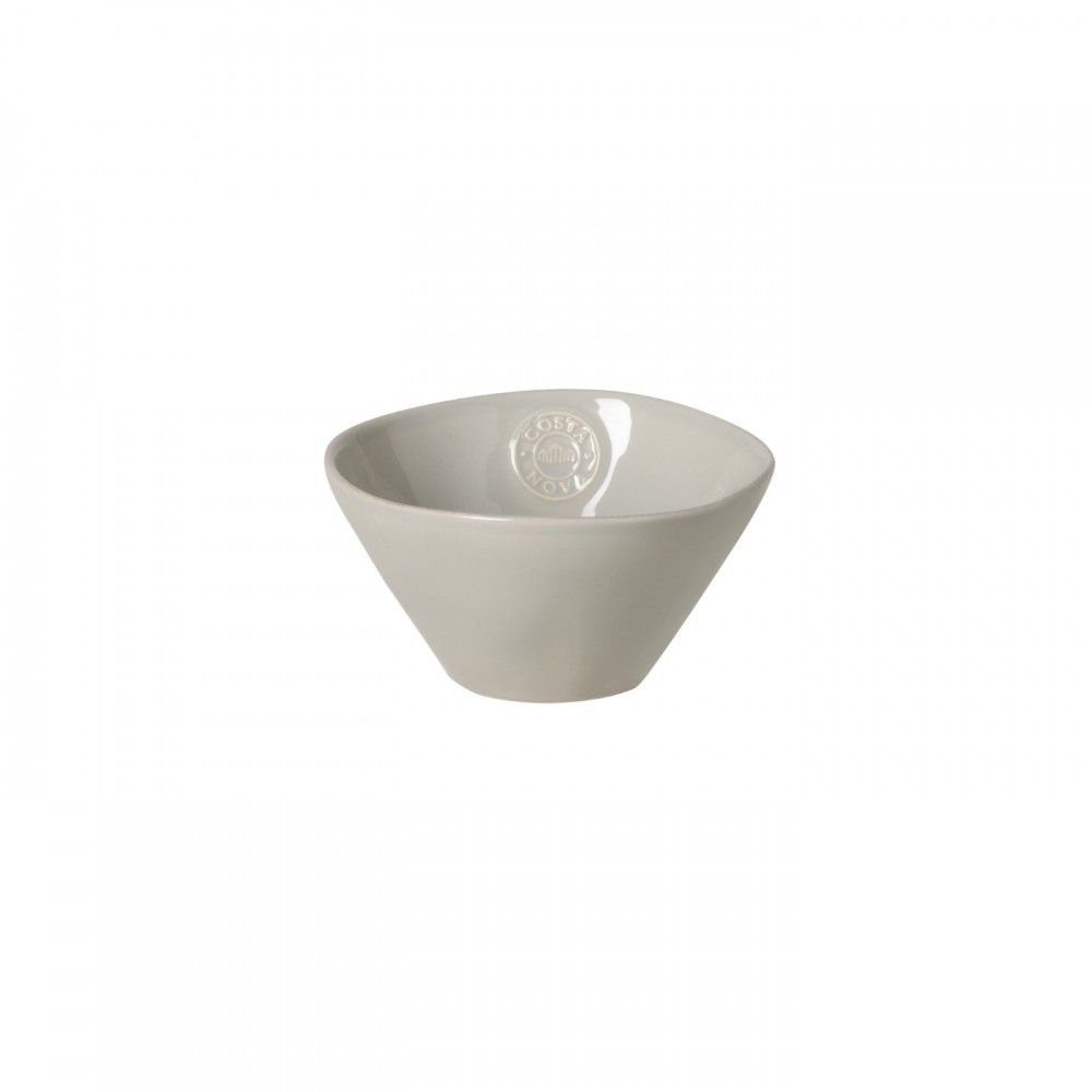 bol beige à soupe ou à céréales en grès fin moderne