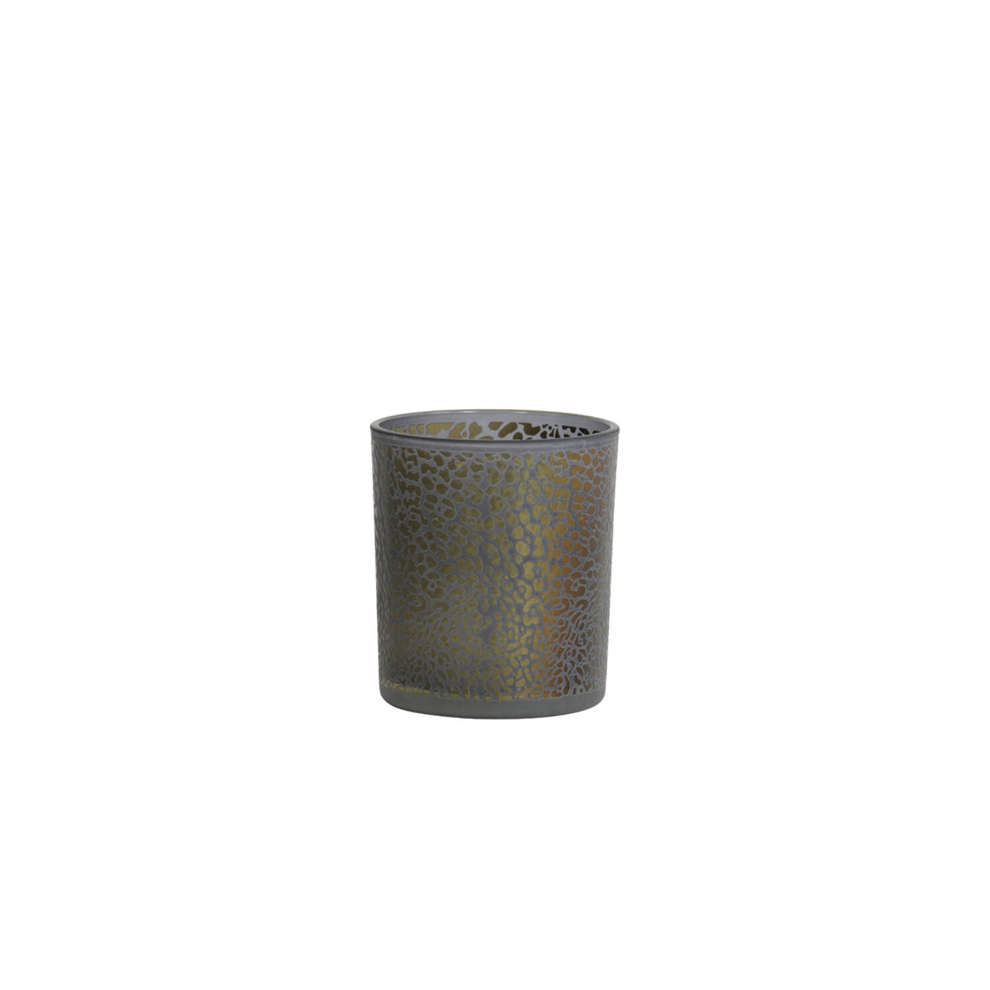 photophore léopard D9cm bleu et doré - maison gabin décoration