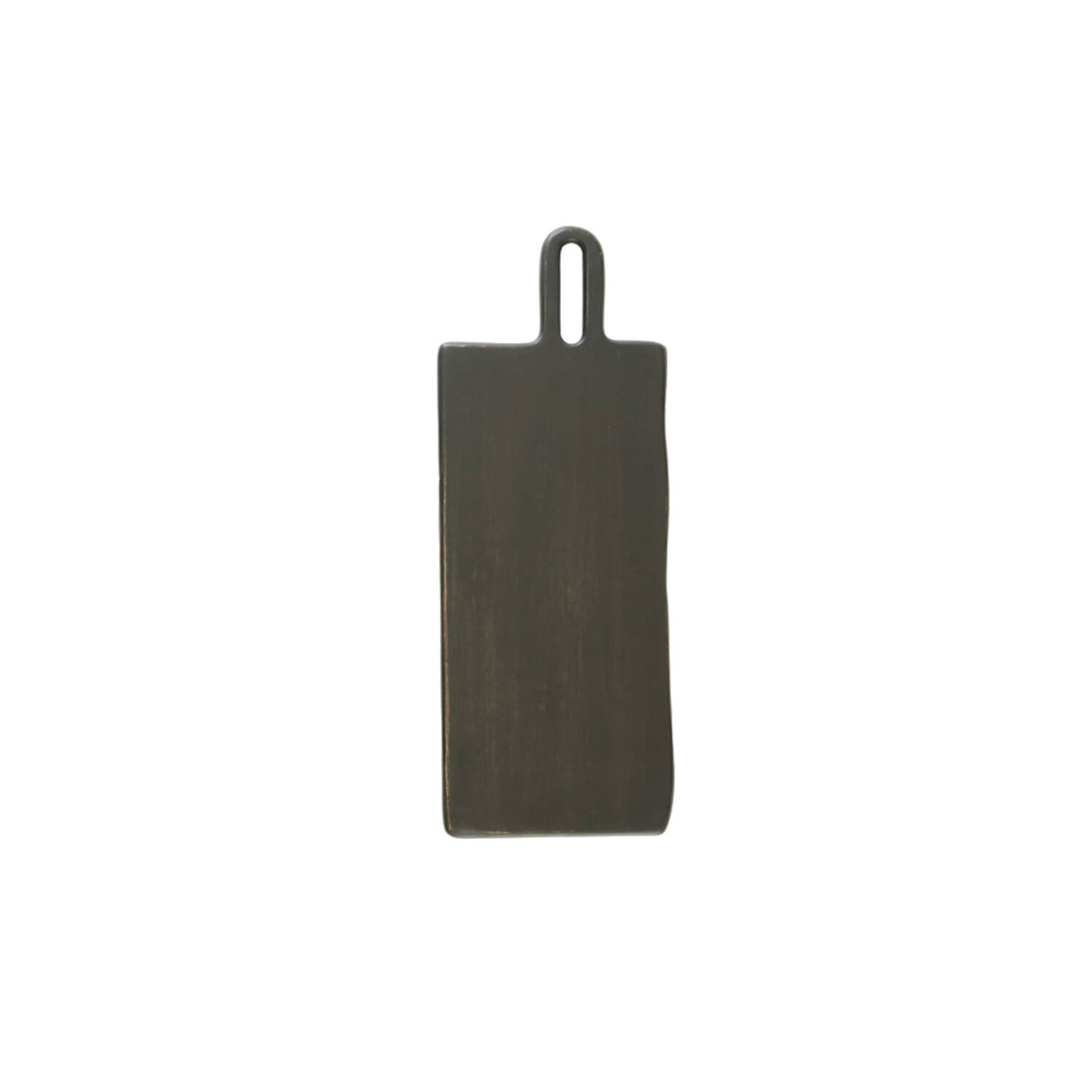 planche à découper en bois de manguier en bois teinté noir h50cm - maison gabin décoration