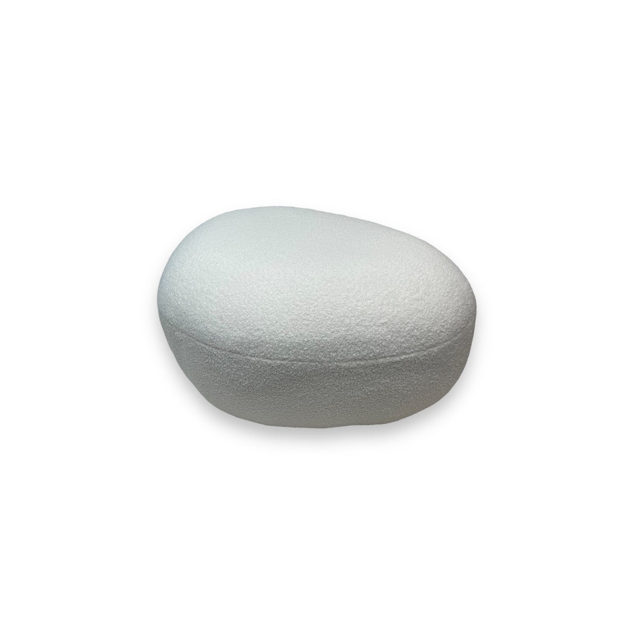 pouf galet blanc - mobilier décoration Toulon