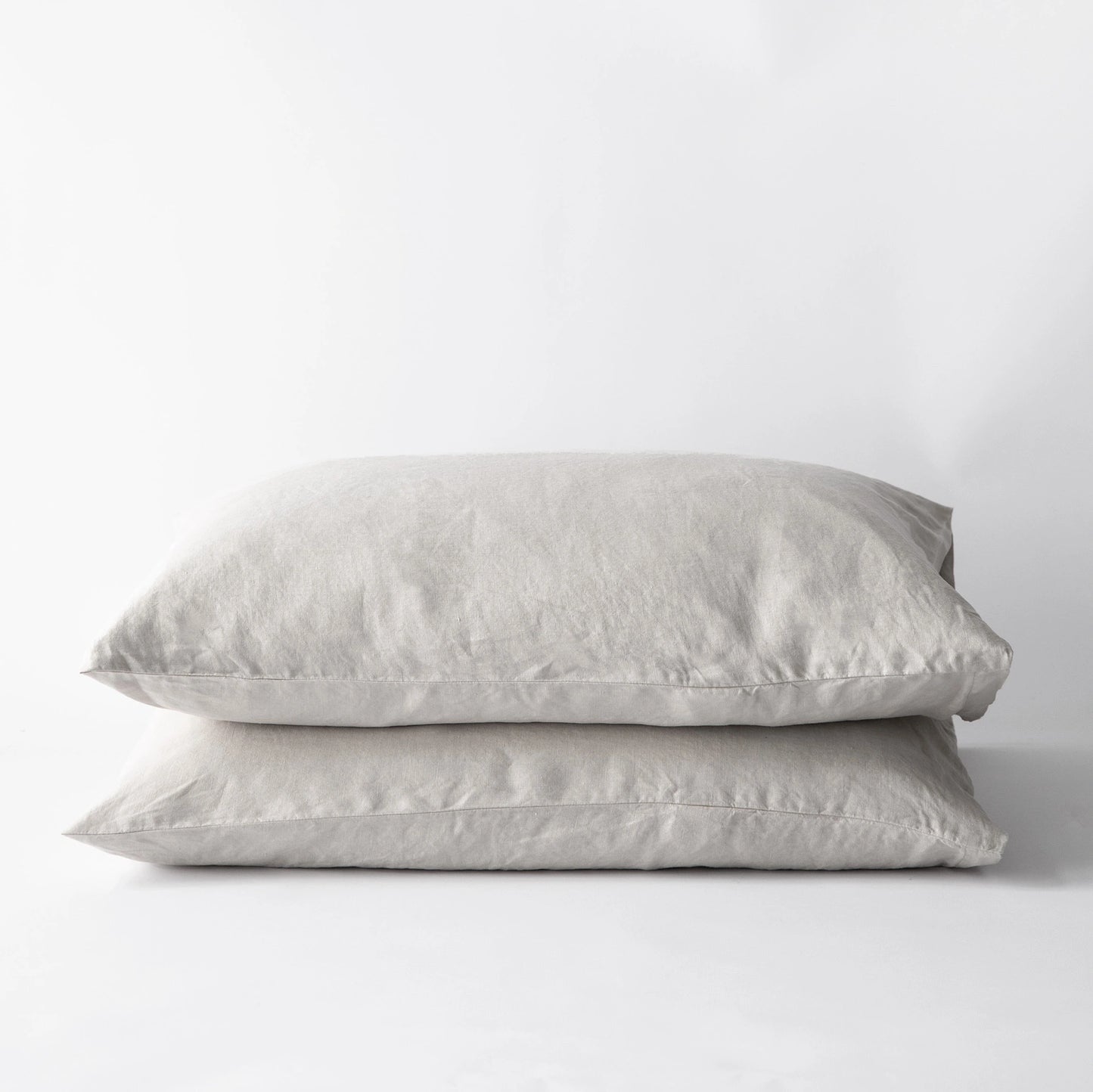 taie d'oreiller/coussin 100% lin beige 50x70cm - maison gabin décoration