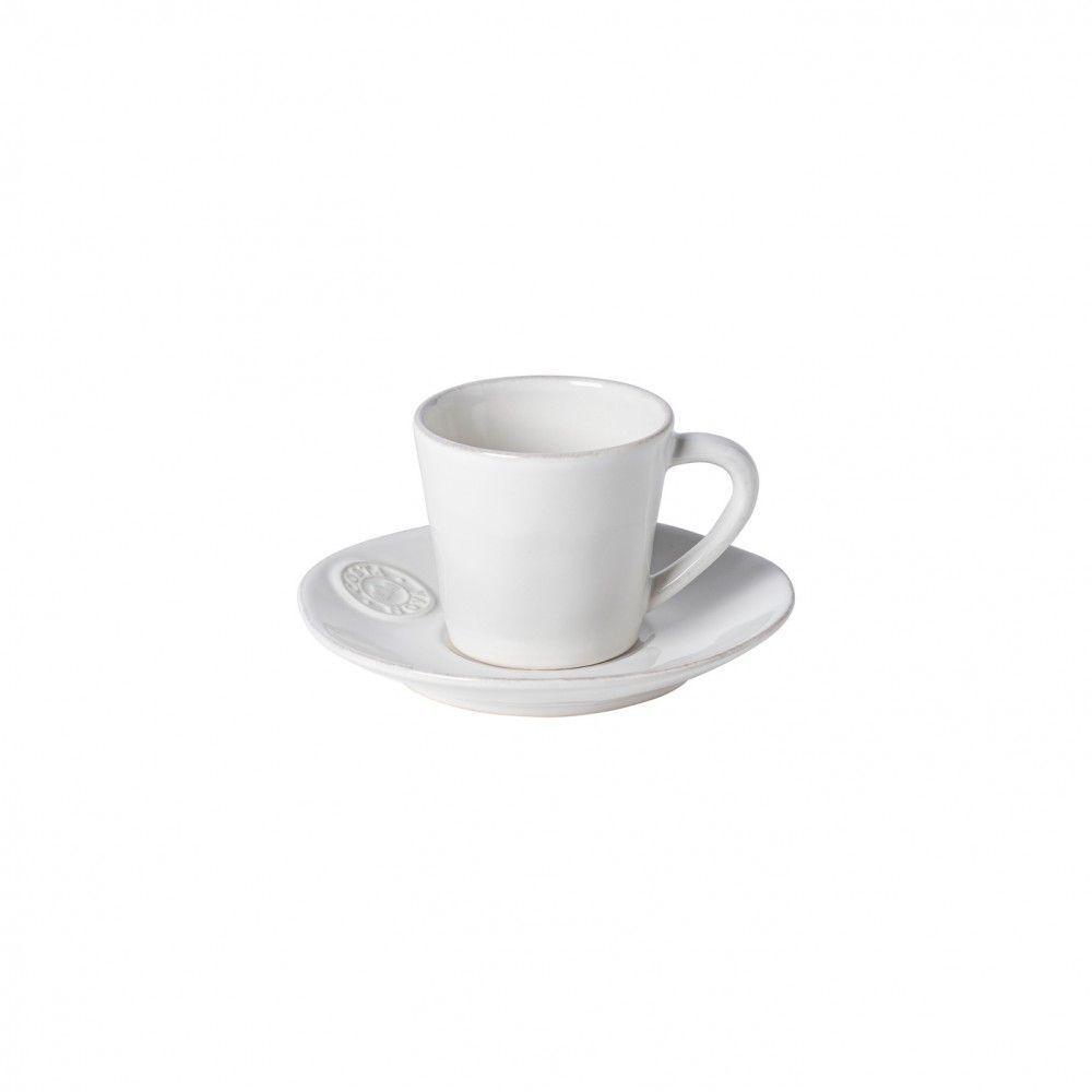 tasse a the blanc et sa soucoupe d16cm nova-maison gabin decoration