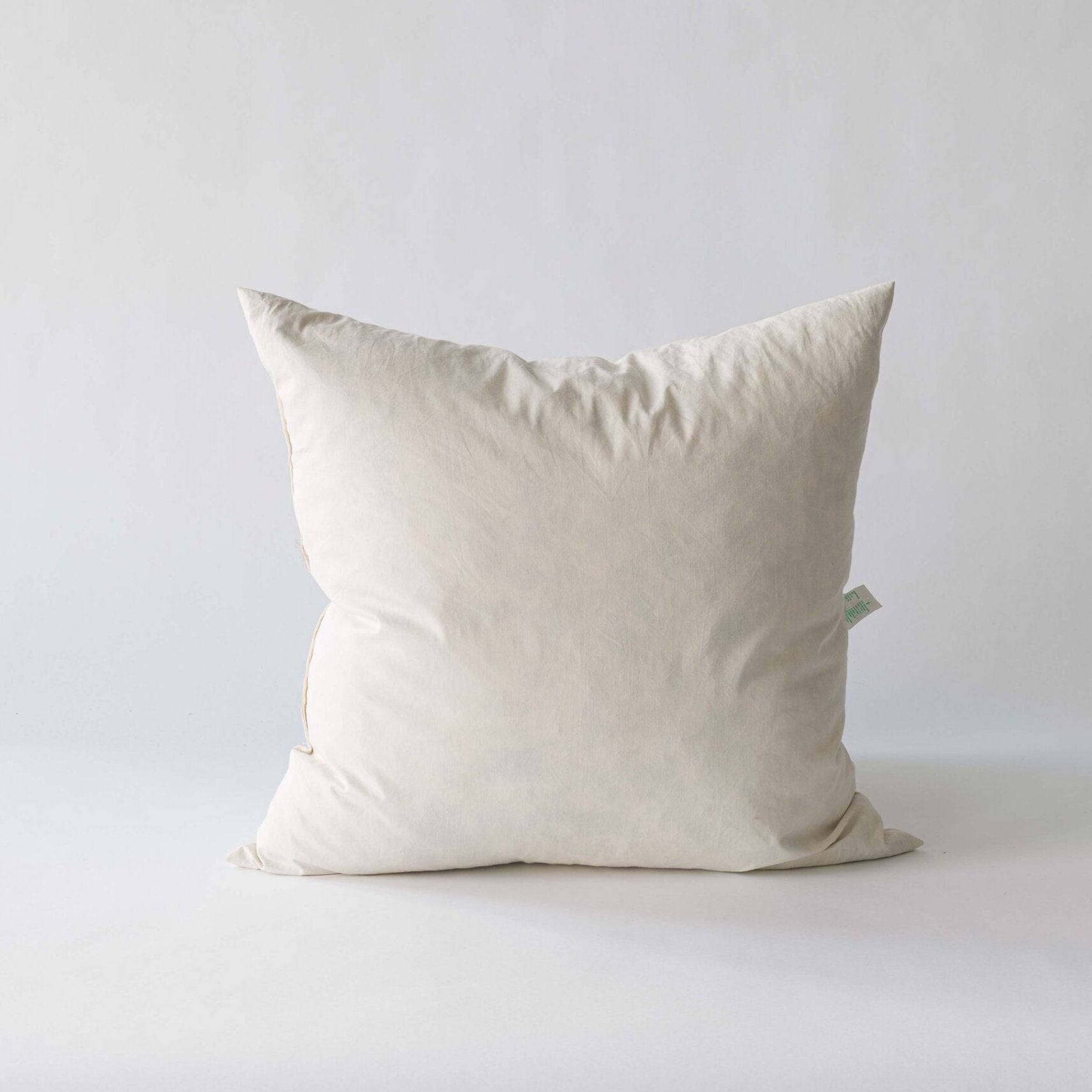 garnissage de coussin carré 60x60cm blanc en plume