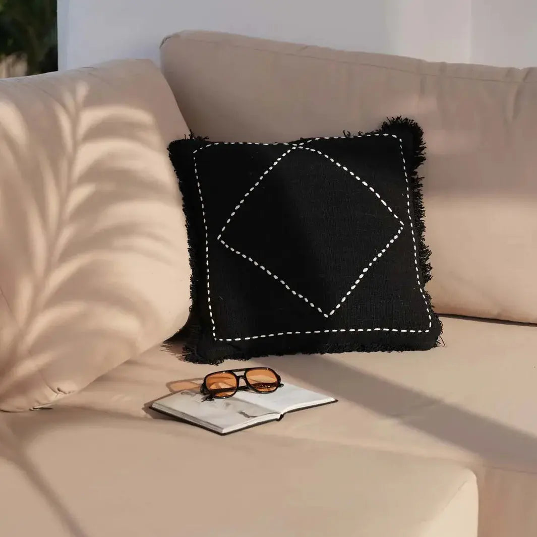 Housse de coussin Kasbah Noir Blanc

Coussin déco Toulon
