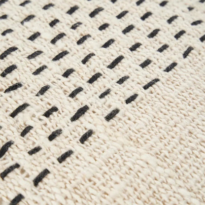 Coussin déco moderne intemporel

Housse textile artisanale noire