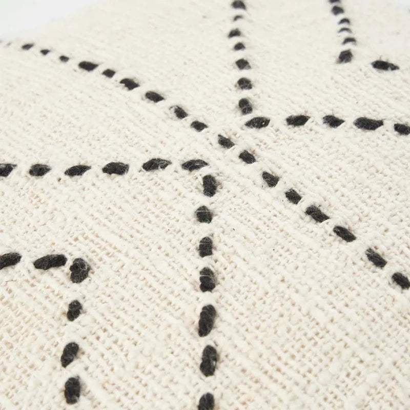 Housse artisanale élégante noir et blanc

Textile décoration Toulon
