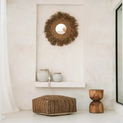 Miroir Early Monday Naturel

Miroir mural décoratif en fibres naturelles

Accessoire déco Toulon
