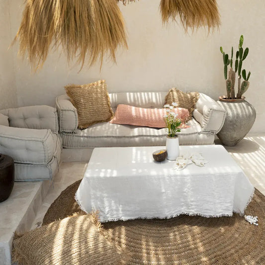 Nappe en lin blanc 150x150

Nappe carrée élégante en lin naturel

Textile décoration Toulon
