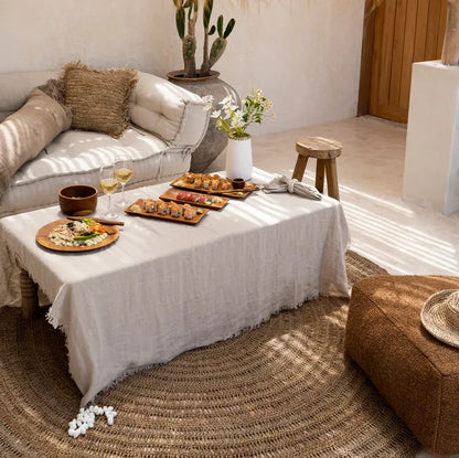 Nappe en lin beige 150x150

Textile décoration Toulon

