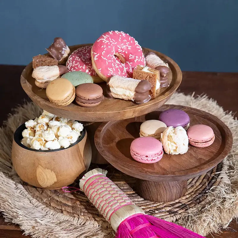 Vaisselle décorative bois naturel