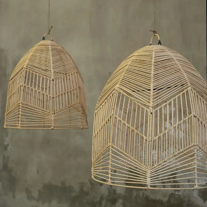 Suspension bohème chic naturelle