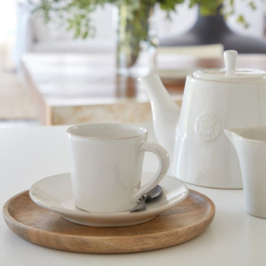 tasse de cafe blanc d12cm nova - maison gabin decoration