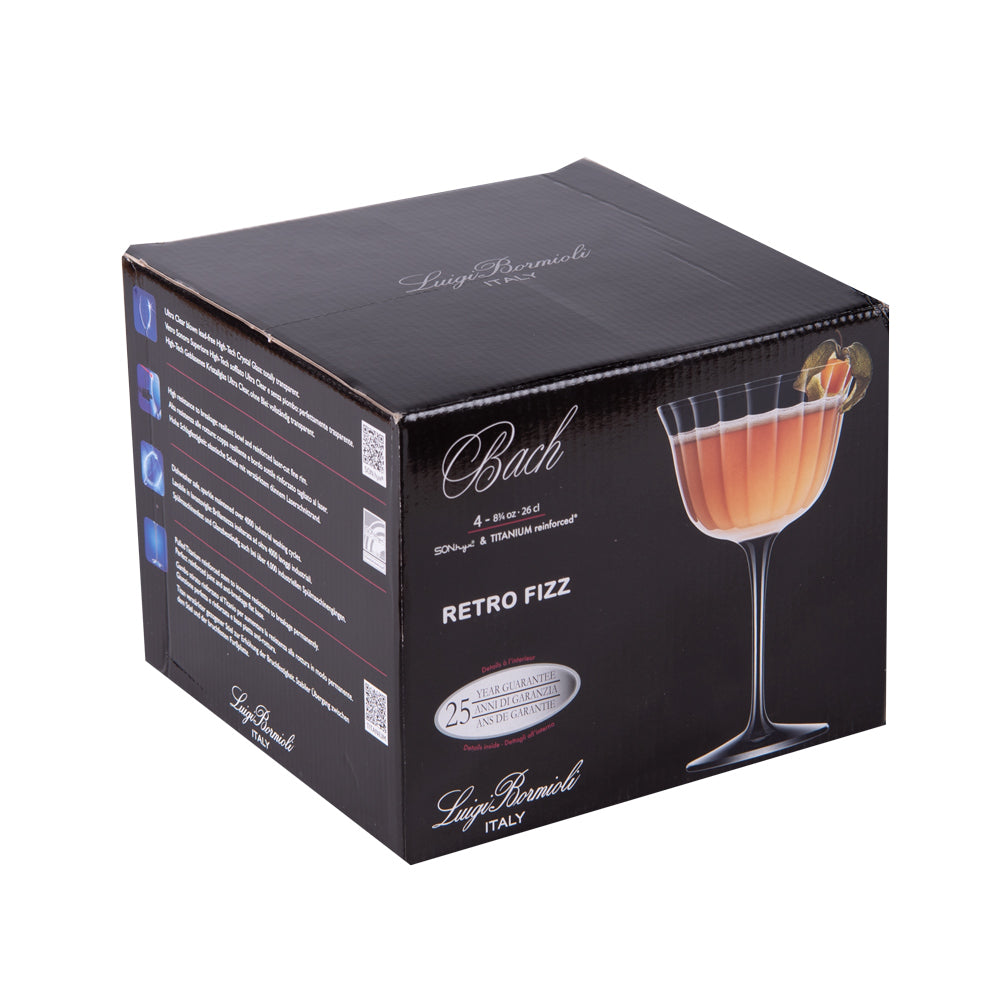 boite de 4 verres à gin 60cl bach table passion  pour sublimer vos cocktails, vos apéritifs ou vos  desserts. Maison gabin decoration